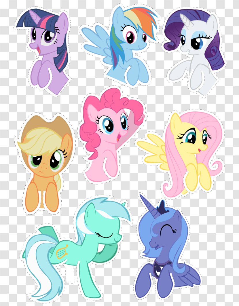 Twilight Sparkle Rainbow Dash Pinkie Pie Rarity Fluttershy - Tree - Cut The Dotted Line Transparent PNG