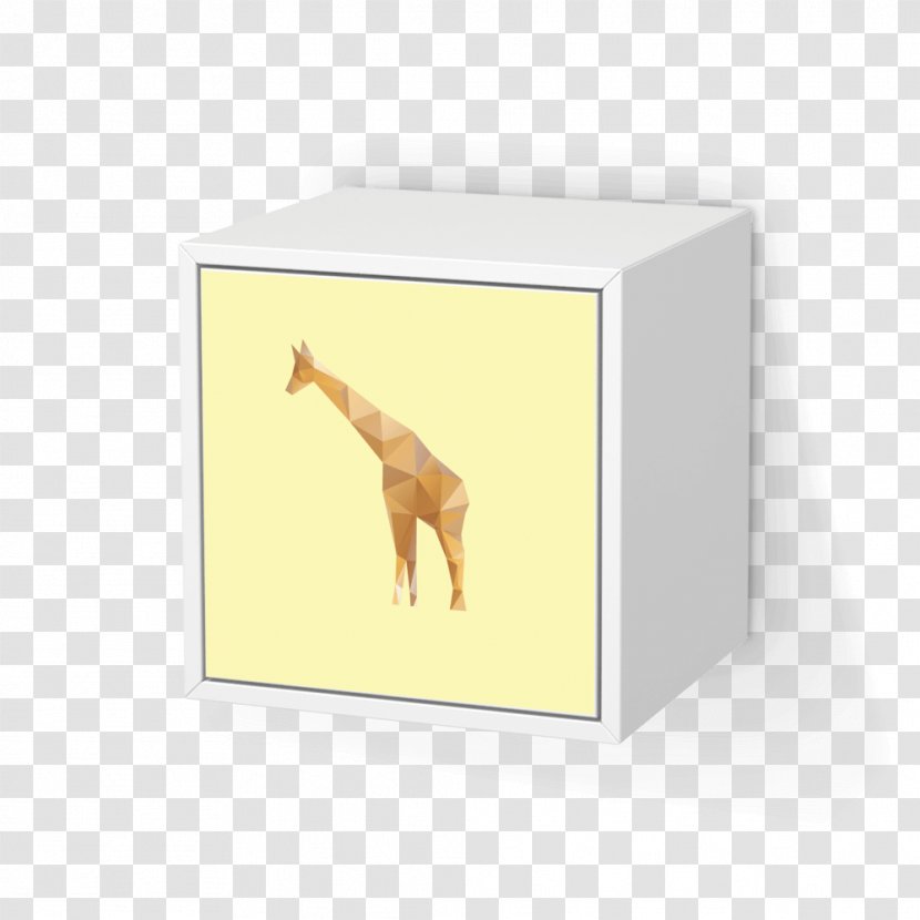 Giraffe Rectangle Origami Industrial Design - Poster Transparent PNG