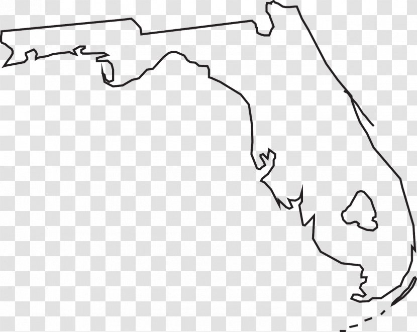 Florida Drawing Clip Art - Frame - Map Transparent PNG