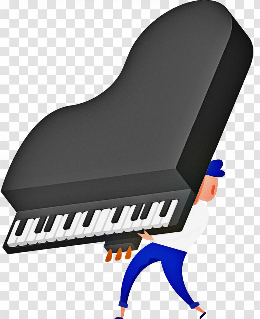 Piano Cartoon - Digital - Keytar Peripheral Transparent PNG