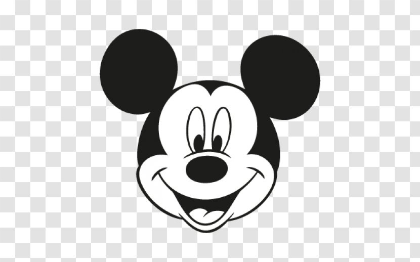 Mickey Mouse Minnie Face Clip Art - Scalable Vector Graphics - Head Silhouette Transparent PNG