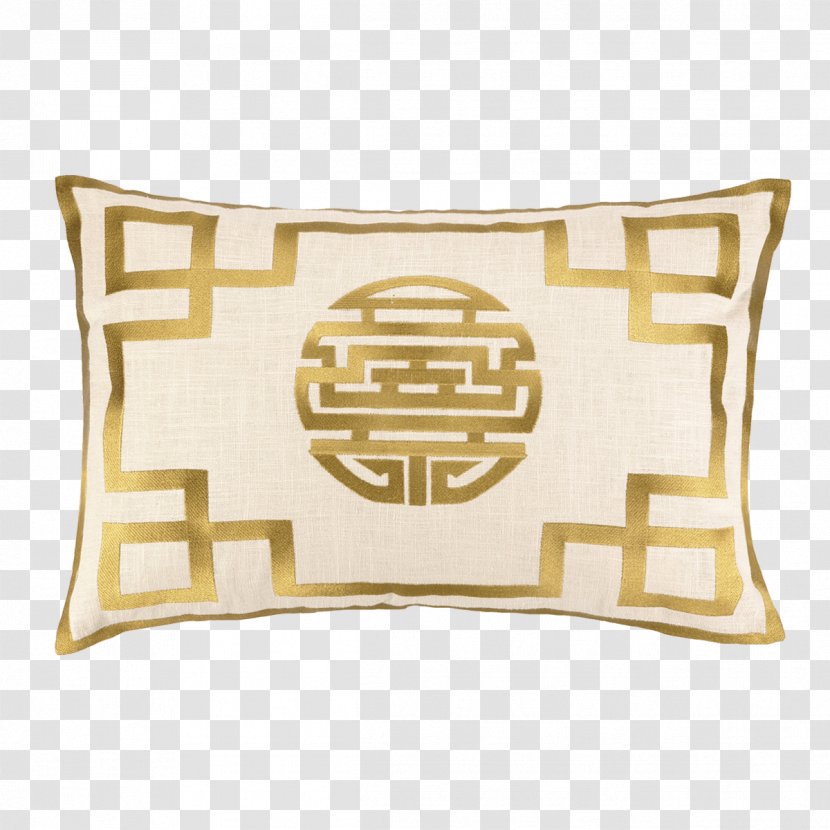 Throw Pillows Cushion Embroidery Yellow - Orange - Pillow Transparent PNG