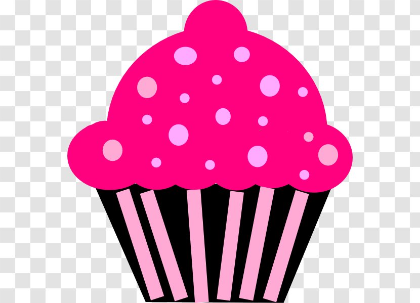 Cupcake Frosting & Icing Muffin Red Velvet Cake Clip Art - Magenta - Pink Transparent PNG