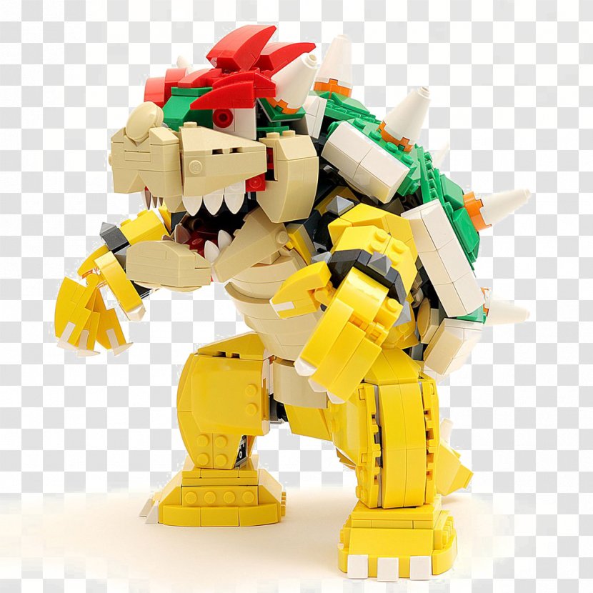 Bowser Lego House Nintendo Toy - Mecha Transparent PNG