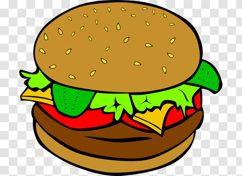 Hamburger Chicken Sandwich Cheeseburger Fast Food Veggie Burger - Organism Transparent PNG