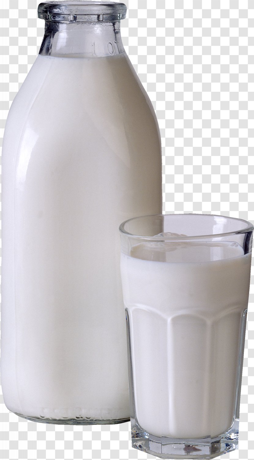 Milk Bottle - Dairy Products - Glass Transparent PNG