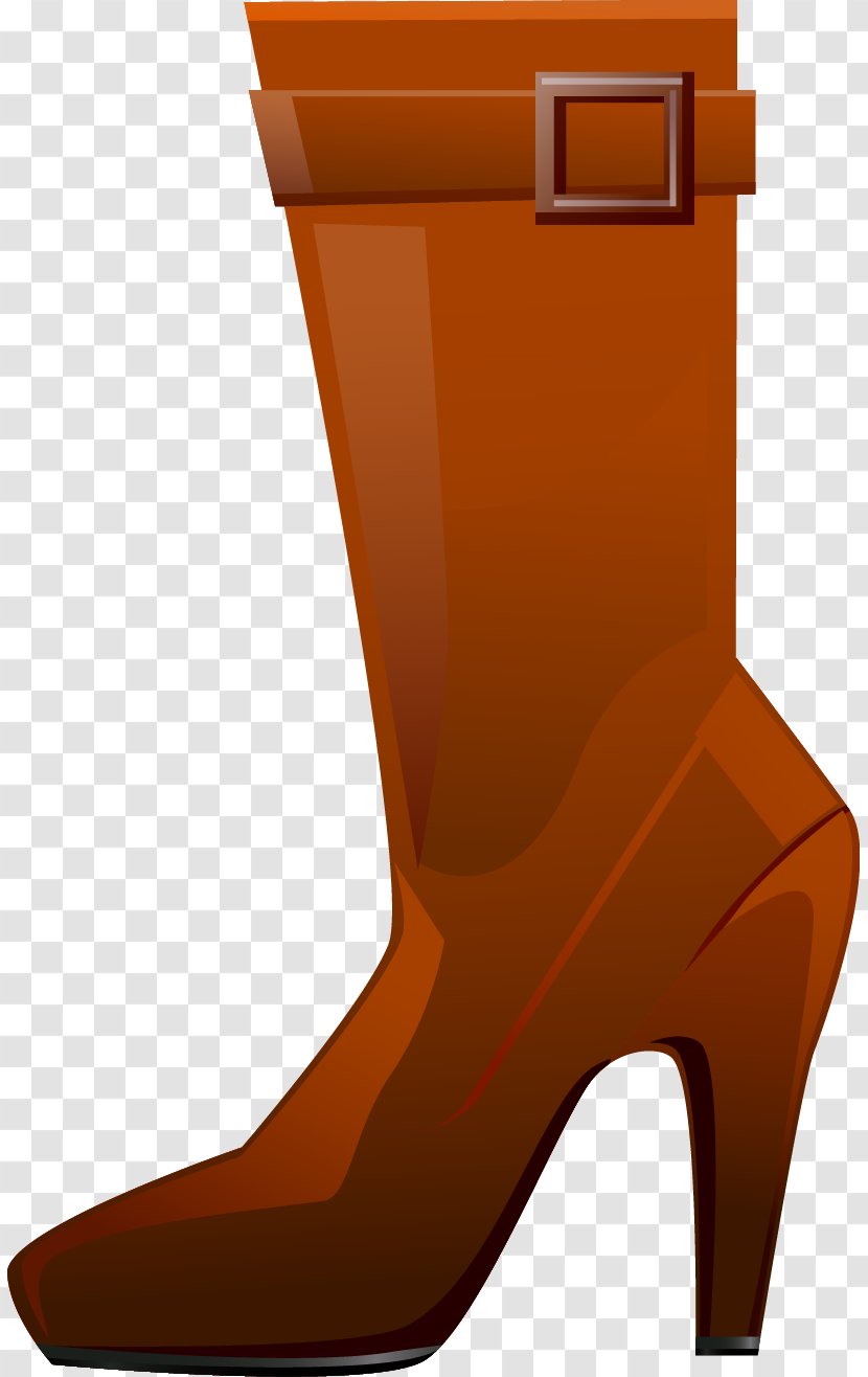 Boot Euclidean Vector Illustration - Footwear - Boots Transparent PNG