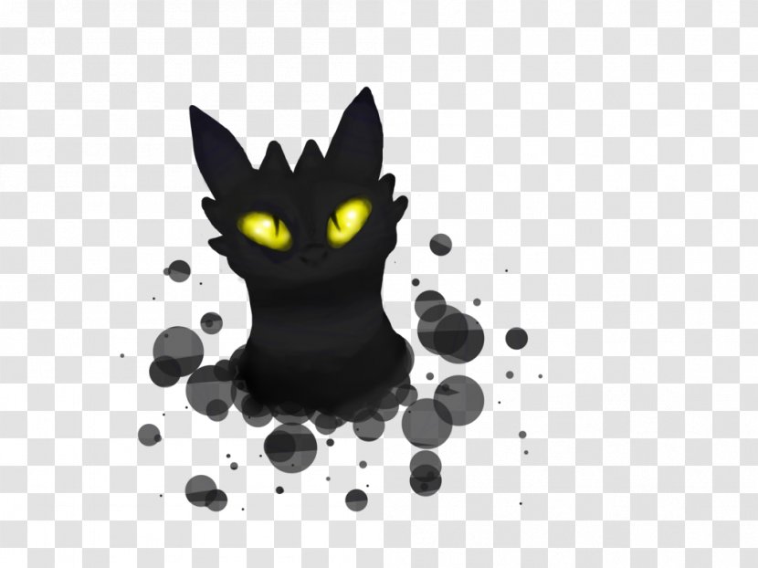 Black Cat Kitten Whiskers Domestic Short-haired Transparent PNG