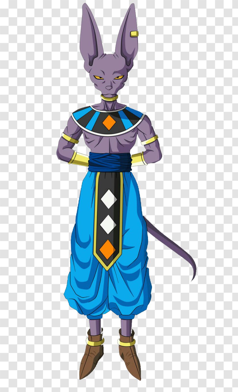 Beerus Frieza Goku Vegeta Majin Buu - Black Transparent PNG