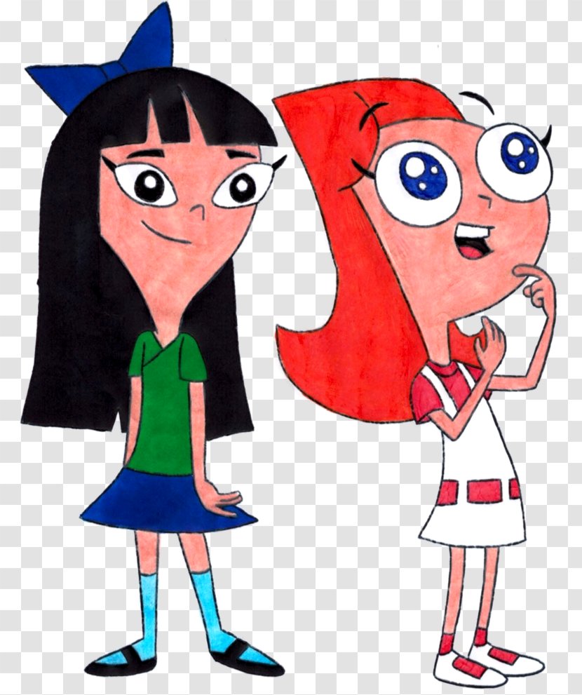 Candace Flynn Ferb Fletcher Stacy Hirano Phineas Drawing - Cartoon - Best Friends Transparent PNG
