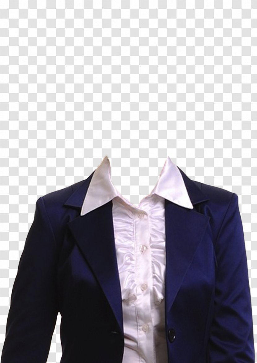 Tuxedo T-shirt Suit Clothing Formal Wear - Collar Transparent PNG