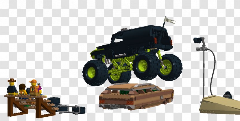 Radio-controlled Car Motor Vehicle LEGO Truck - Lego - Monster Trucks Transparent PNG