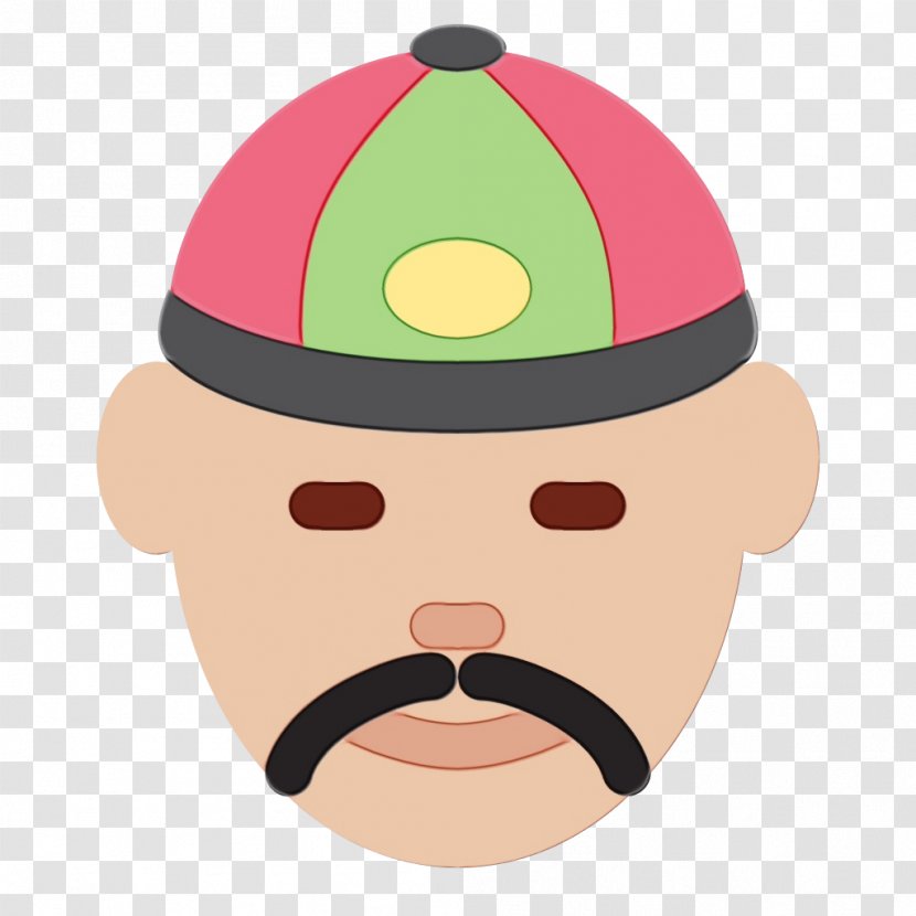 Moustache Cartoon - Facial Hair Cap Transparent PNG