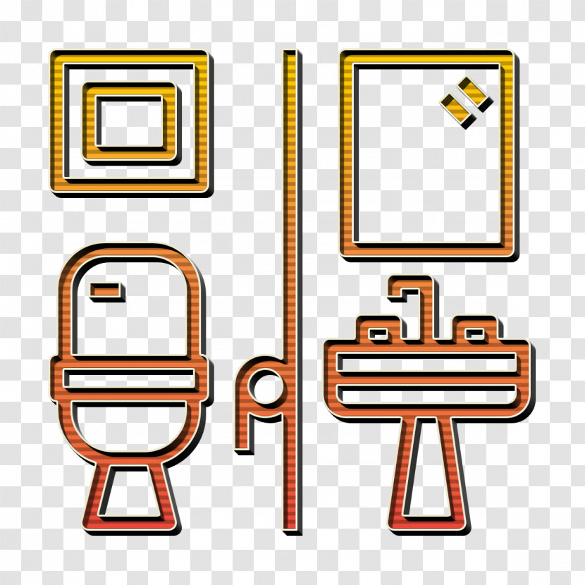 Restroom Icon Home Equipment Icon Transparent PNG