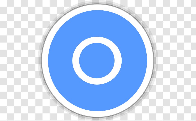 Blue Area Symbol Brand - Logo - Chromium Browser Transparent PNG