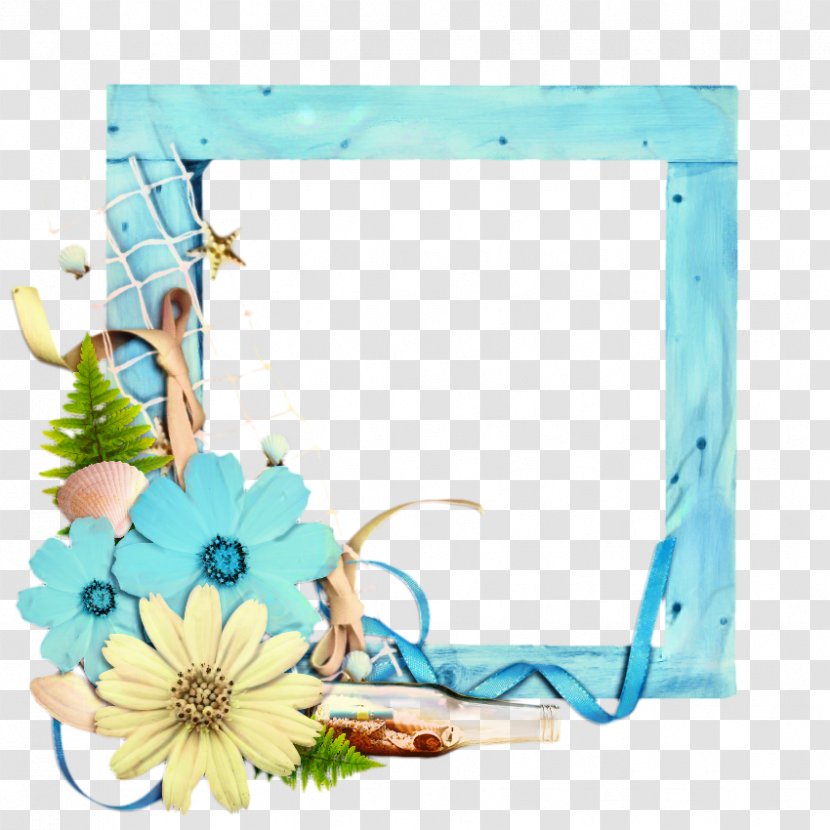Background Flowers Frame - Picture Frames - Wildflower Transparent PNG