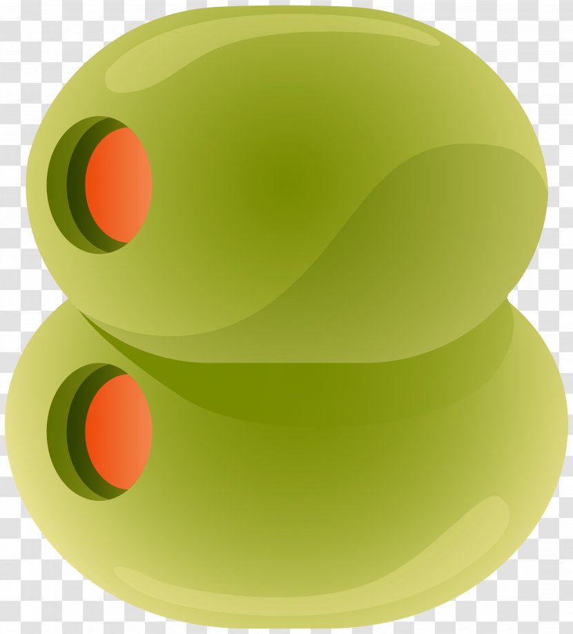 Green Circle Product Fruit - Oval - Food And Drink Number Eight Clip Art Image Transparent PNG