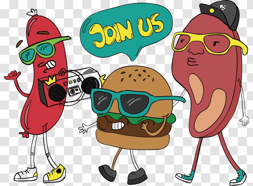 Barbecue Poster Cartoon - Vision Care - Food Image Transparent PNG