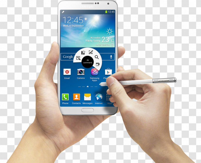 Samsung Galaxy Note 3 Neo 10.1 Stylus - Finger Transparent PNG