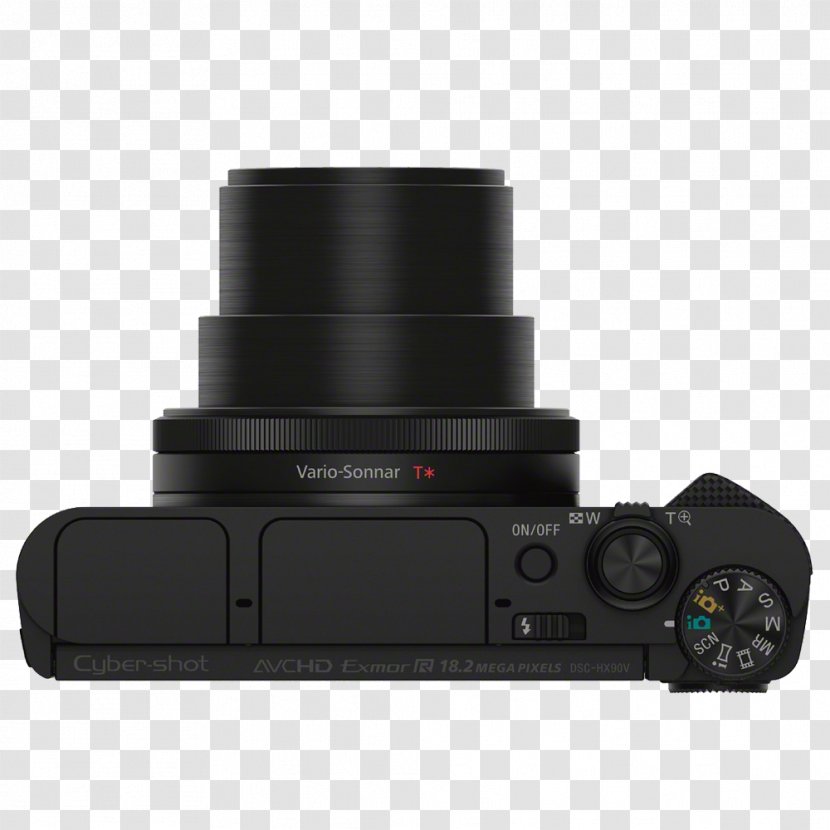 Sony Cyber-shot DSC-HX90 DSC-RX100 Point-and-shoot Camera 索尼 Corporation - Pointandshoot - Top Shot Transparent PNG