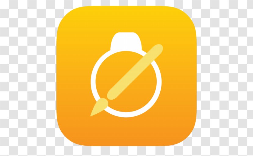Symbol Brand Circle Yellow - Orange - Pages Transparent PNG