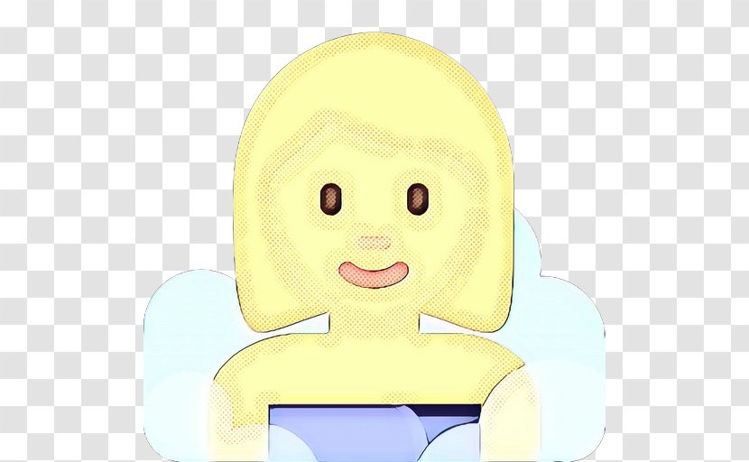 Face Yellow Head Cartoon Nose - Jaw Smile Transparent PNG