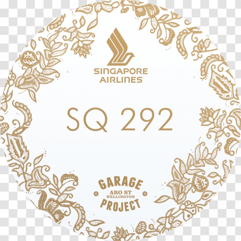 Pilsner New Zealand Garage Project Hops Brand - Singapore Airlines - Lemongrass Transparent Transparent PNG