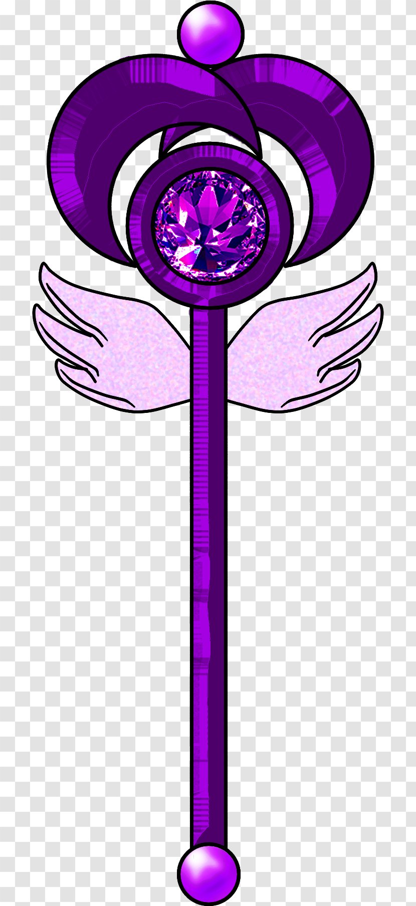 Pink M Clip Art - Sailor Moon Wand Transparent PNG