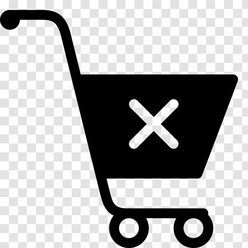 Shopping Cart Software - Black And White Transparent PNG