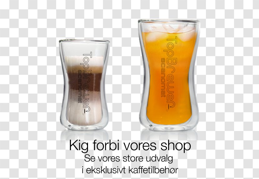 Coffee Beer Glasses Cafe Espresso Machines - Pint Glass Transparent PNG