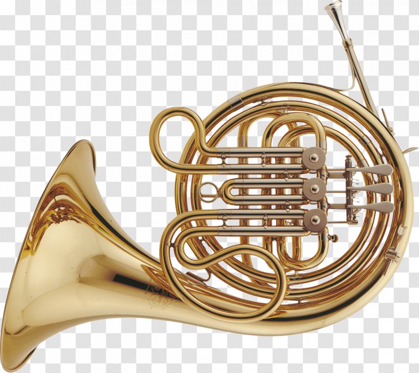 Saxhorn French Horns Mellophone Cornet Trumpet - Watercolor Transparent PNG