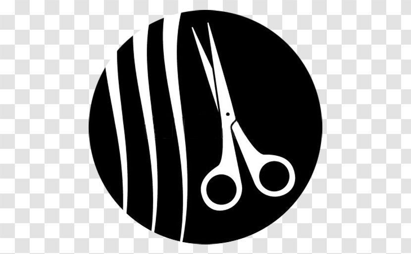 Barber Comb Hair Clipper Hairstyle Beauty Parlour - Black And White - Scissors Transparent PNG