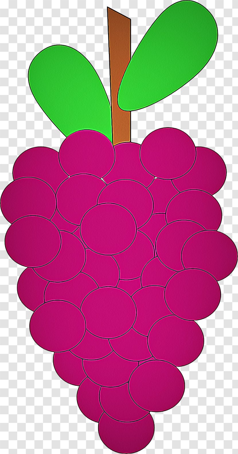 Grape Seedless Fruit Grapevine Family Clip Art - Magenta Berry Transparent PNG