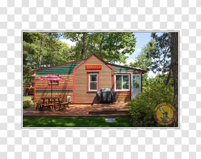 Cottage House Log Cabin Room Porch - Facade - Whispering Transparent PNG