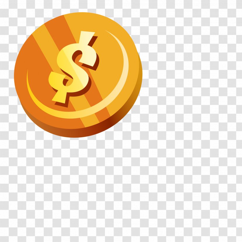Coin Clip Art - Logo - Vector Transparent PNG