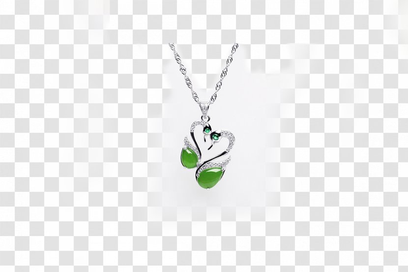 Locket Green Necklace Wallpaper - Creative Romantic Emerald Transparent PNG