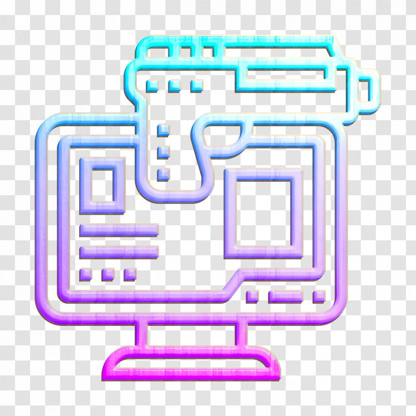 Cyber Crime Icon Online Robbery Icon Gun Icon Transparent PNG