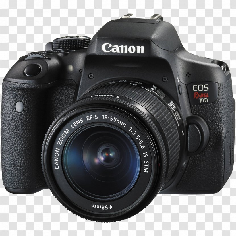 Canon EOS 750D 300D EF-S Lens Mount Digital SLR 18–55mm - Camera Accessory Transparent PNG