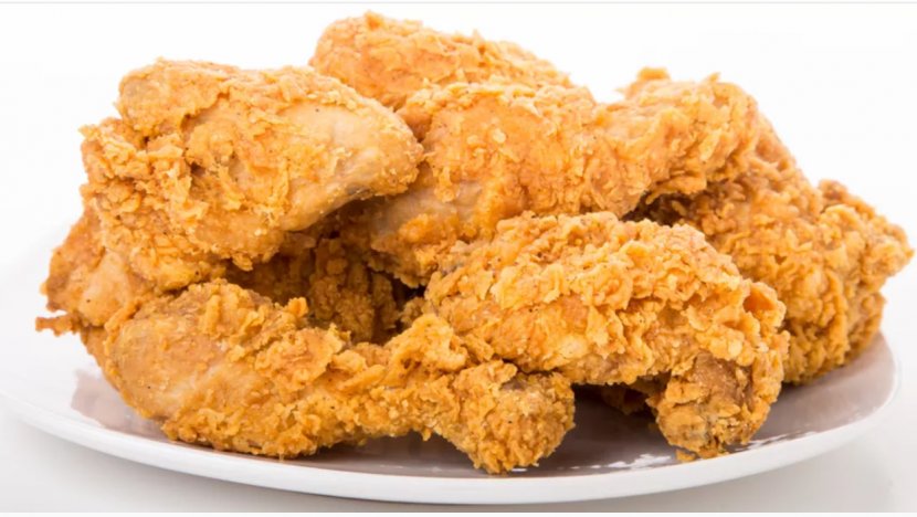 Crispy Fried Chicken KFC Pizza - Animal Source Foods Transparent PNG