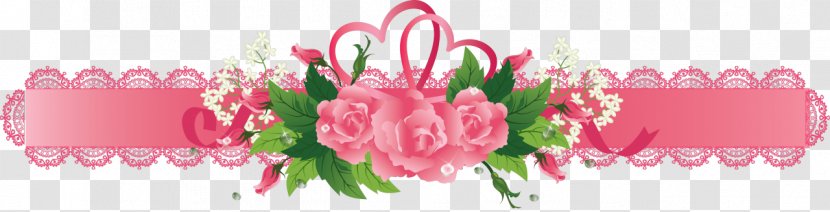 Clip Art Ribbon Rose Pink Flowers - Flowering Plant Transparent PNG