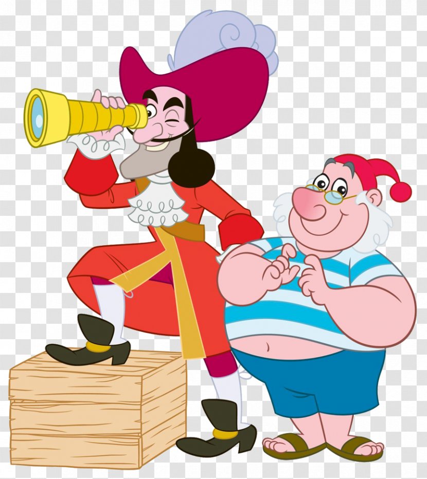 Captain Hook Smee Peter Pan Neverland Piracy - Standee - Jake Transparent PNG