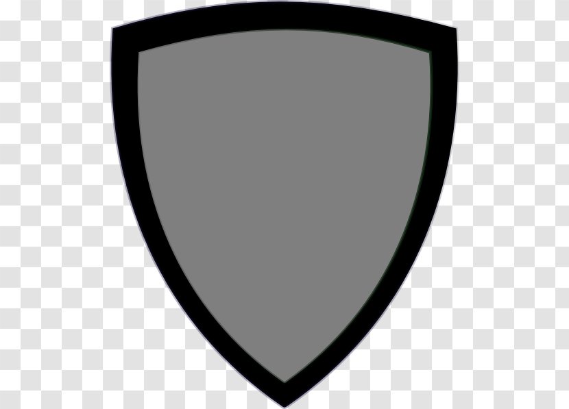 Shield Clip Art - Black - Sword And Silhouette Transparent PNG