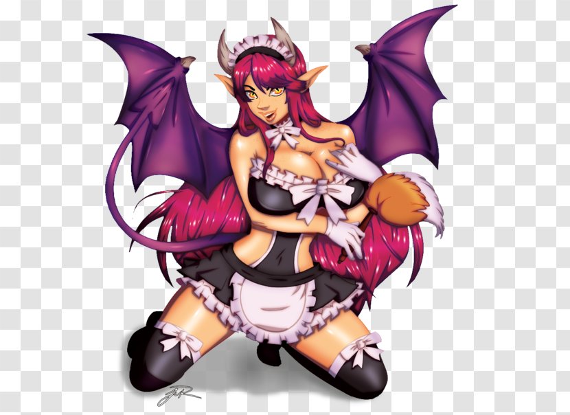 Devil Demon - Heart - Maid Transparent PNG