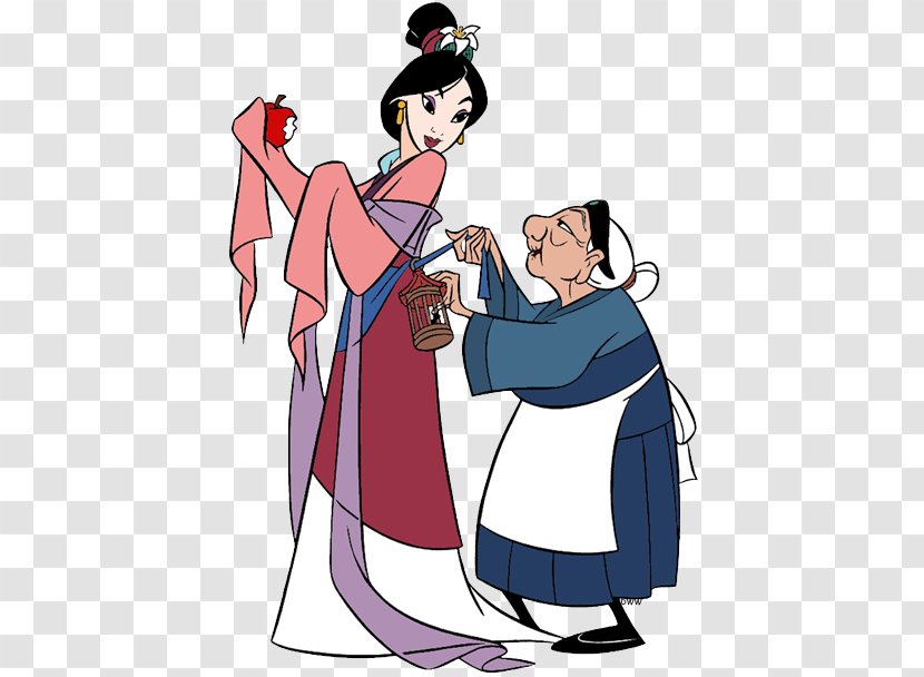 Fa Mulan Zhou Grandmother Li Clip Art - Cartoon Transparent PNG