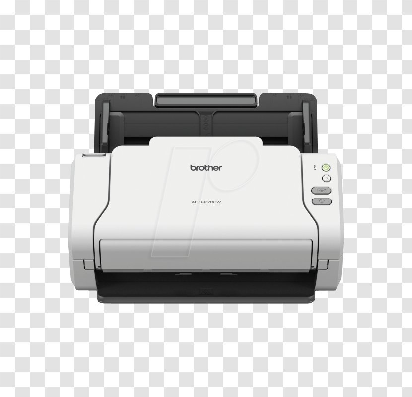 Image Scanner Brother ADF 600 X 600DPI A4 Black Wireless ADS-2700W Desktop Document Industries Dots Per Inch - Laser Printing - Printer Transparent PNG