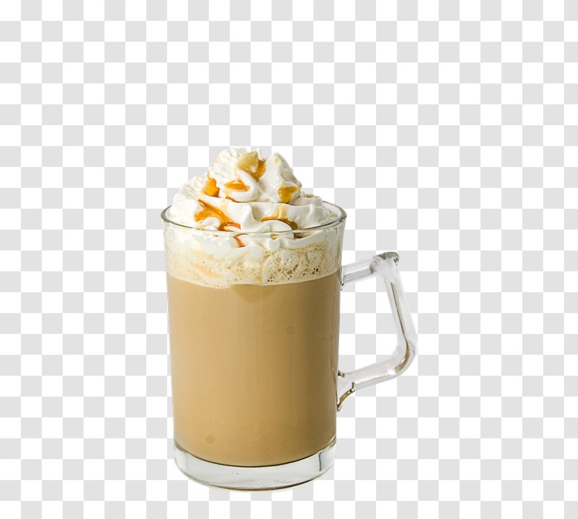 Latte Coffee Cocktail Affogato Ice Cream - Eggnog Transparent PNG