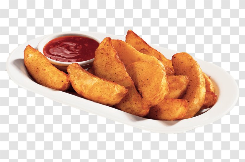 Potato Wedges French Fries Pizza Buffalo Wing Fast Food - Hut - Fried Transparent PNG