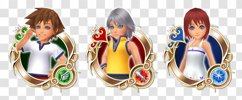 Kingdom Hearts χ Kairi Riku Heartless AND YOUNG - Cartoon - Flower Transparent PNG