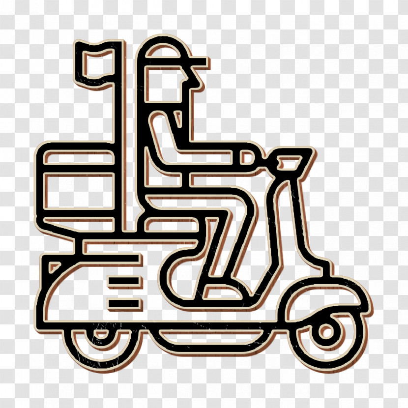 Fast Food Icon Delivery Bike Icon Bike Icon Transparent PNG