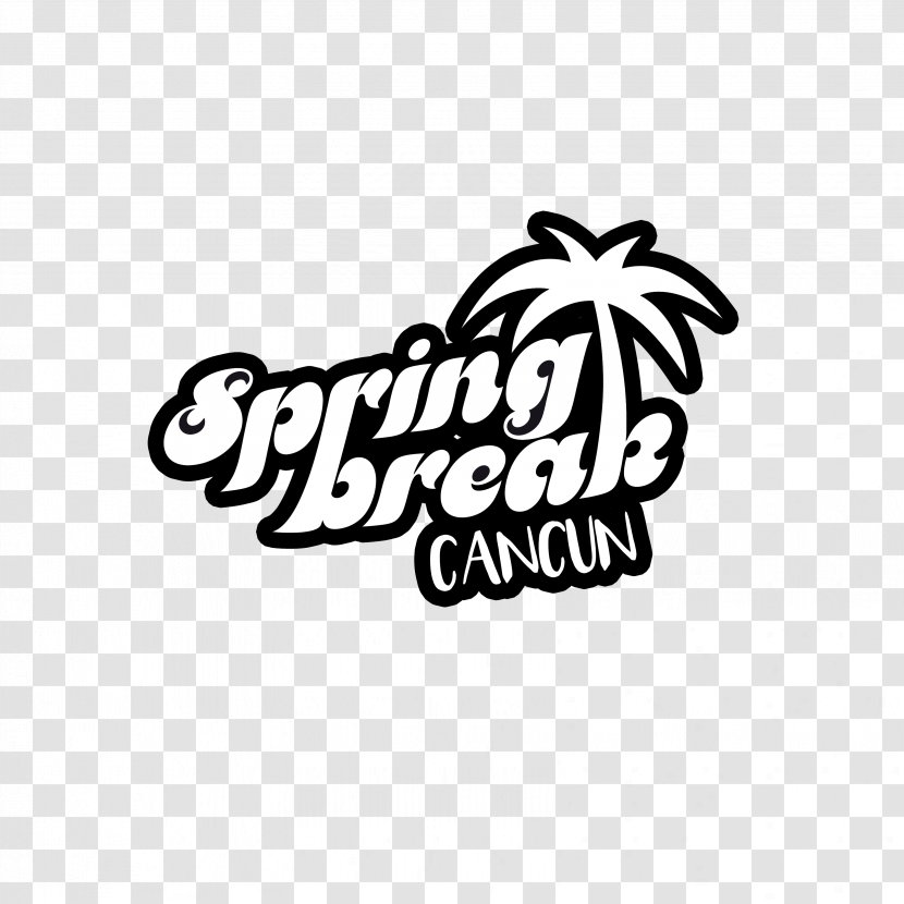 Spring Break Logo - Cancun Transparent PNG